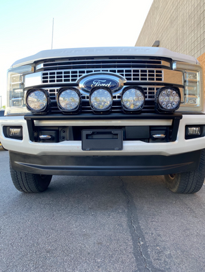 2017-2024 Ford F-250 Super Duty Front Light Mount Kit (Stock Bumper) from Foutz Motorsports