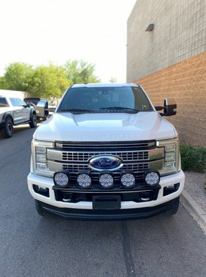 2017-2024 Ford F-250 Super Duty Front Light Mount Kit (Stock Bumper) from Foutz Motorsports