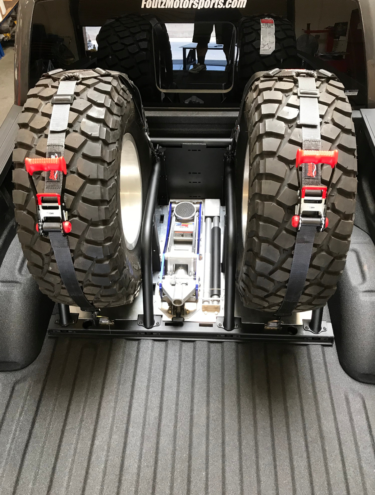 2021+ Raptor 5-Link Rear Bed Organizer - 3.0x16 Coil Over or 3.5x16 Bypass Shock