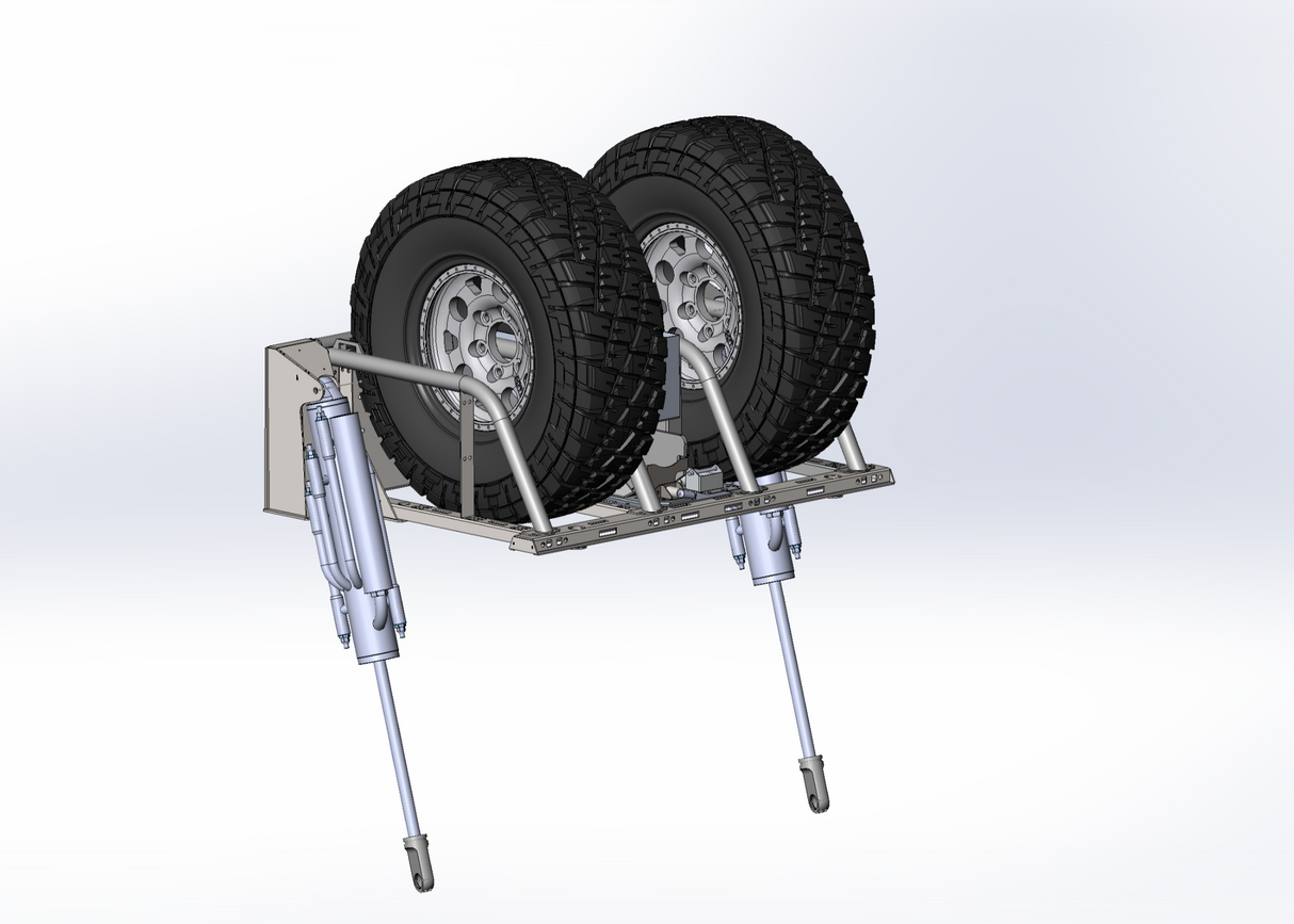 2021+ Raptor 5-Link Rear Bed Organizer - 3.0x16 Coil Over or 3.5x16 Bypass Shock