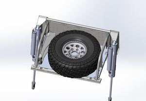 2021+ Raptor 5-Link Rear Bed Organizer - 3.0x16 Coil Over or 3.5x16 Bypass Shock