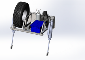 2021+ Raptor 5-Link Rear Bed Organizer - 3.0x16 Coil Over or 3.5x16 Bypass Shock