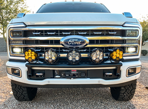 2023+ Ford F-250 Super Duty Front Light Mount Kit (Stock Bumper) 