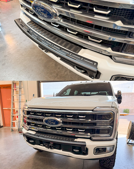 2023 + Ford F-250 Super Duty Front Light Mount Kit (Stock Bumper)