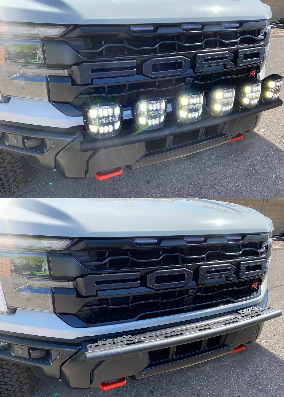 2024 Raptor Front Light Mount Kit (modular bumper) - Use Any Light