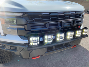 2024 Raptor Front Light Mount Kit (modular bumper) - Use Any Light
