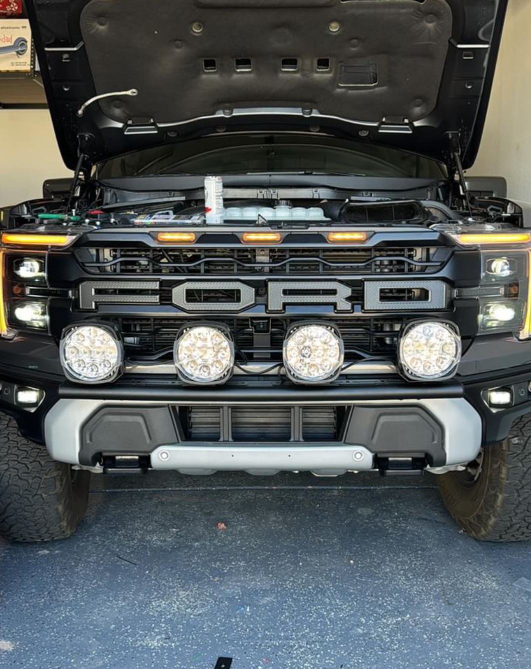 2024 Raptor Front Light Mount Kit (modular bumper) - Use Any Light