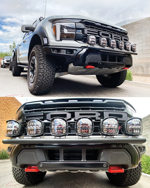 2024 Raptor Front Light Mount Kit (modular bumper) - Use Any Light