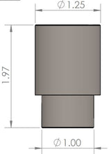 FM17000040 - FMI Raptor Gen 2 / 3 lower arm 1" uniball spacer at frame