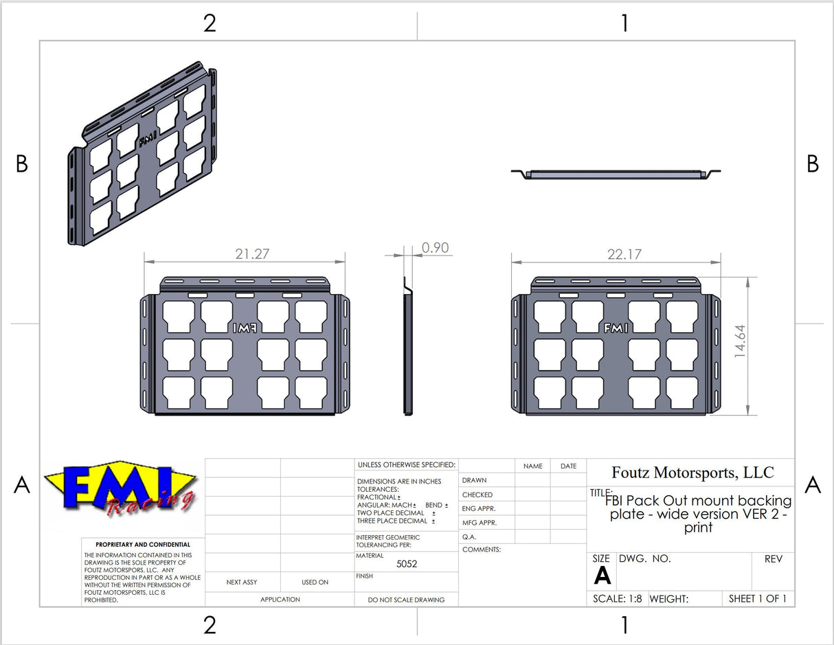 PACKOUT Storage Universal Mounting Plate