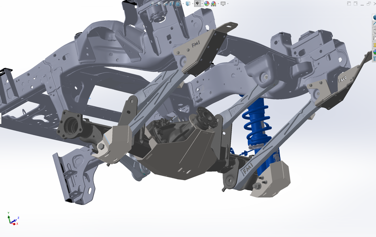 2024 Ranger Raptor Rear Suspension Kit - Billet Aluminum Arms with Ultra-Flex joints