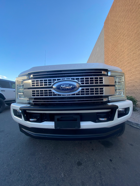 2017-2024 Ford F-250 Super Duty Front Light Mount Kit (Stock Bumper) from Foutz Motorsports