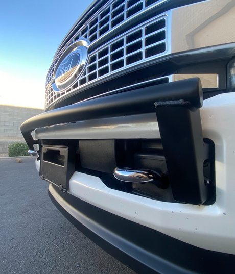 2017-2024 Ford F-250 Super Duty Front Light Mount Kit (Stock Bumper) from Foutz Motorsports