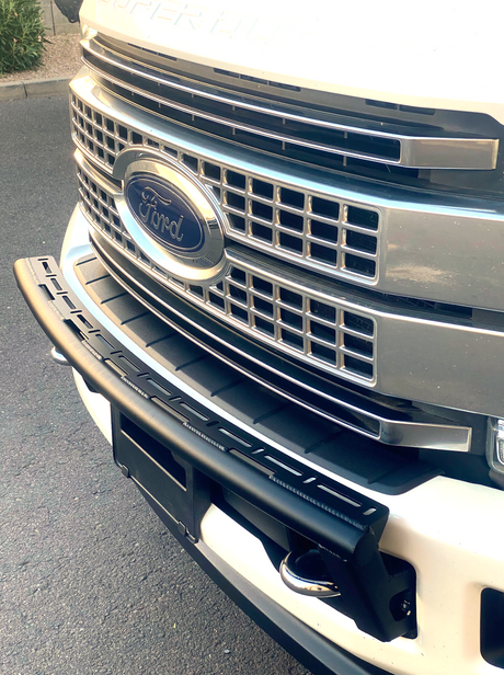 2017-2024 Ford F-250 Super Duty Front Light Mount Kit (Stock Bumper) from Foutz Motorsports