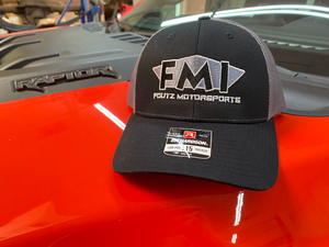 Foutz Motorsports Trucker Hat - Black/Grey Richardson Style 115 - off-road apparel