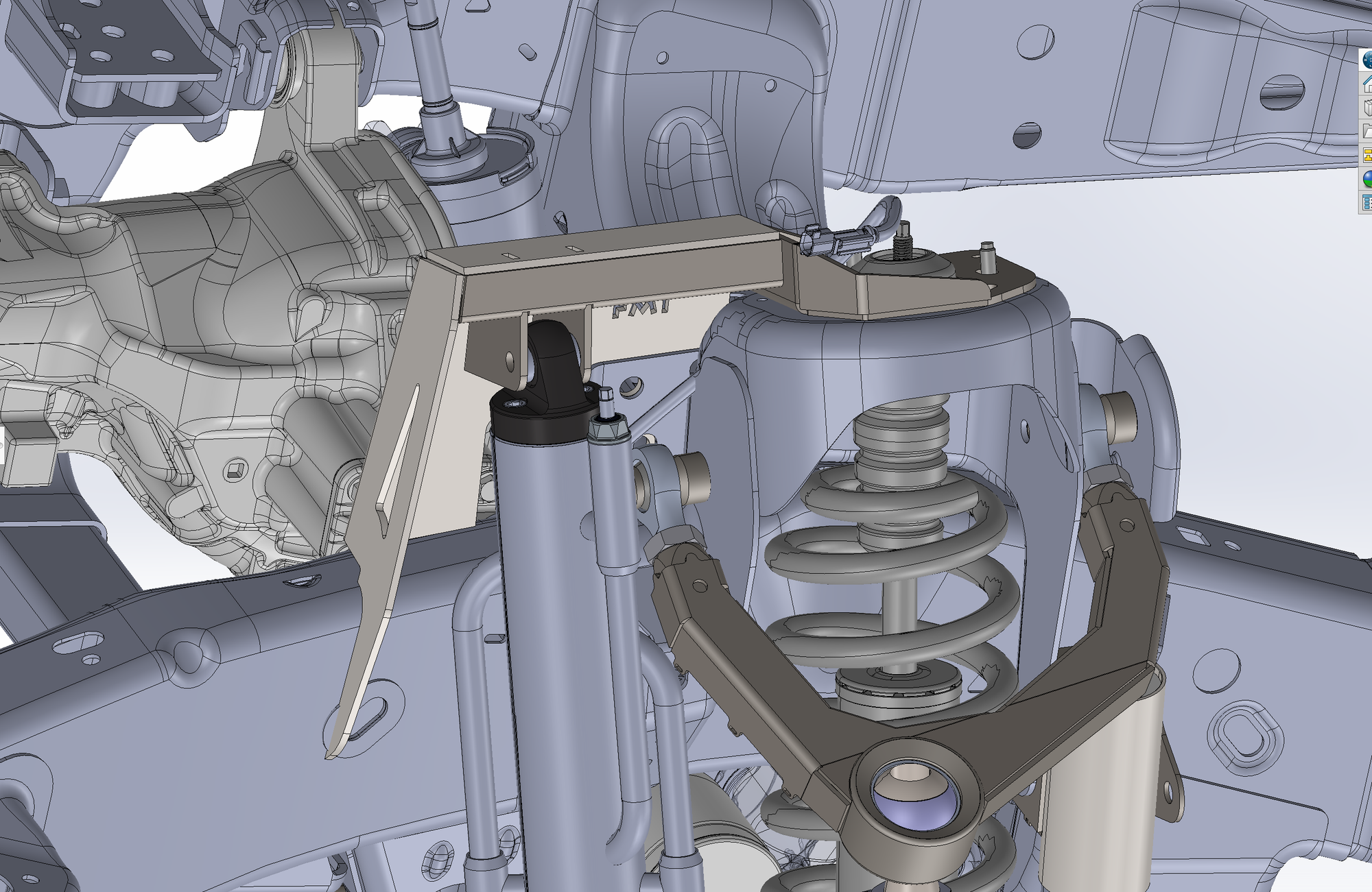 Gen 2 Raptor Fabricated Front By-Pass Shock Mount Kit