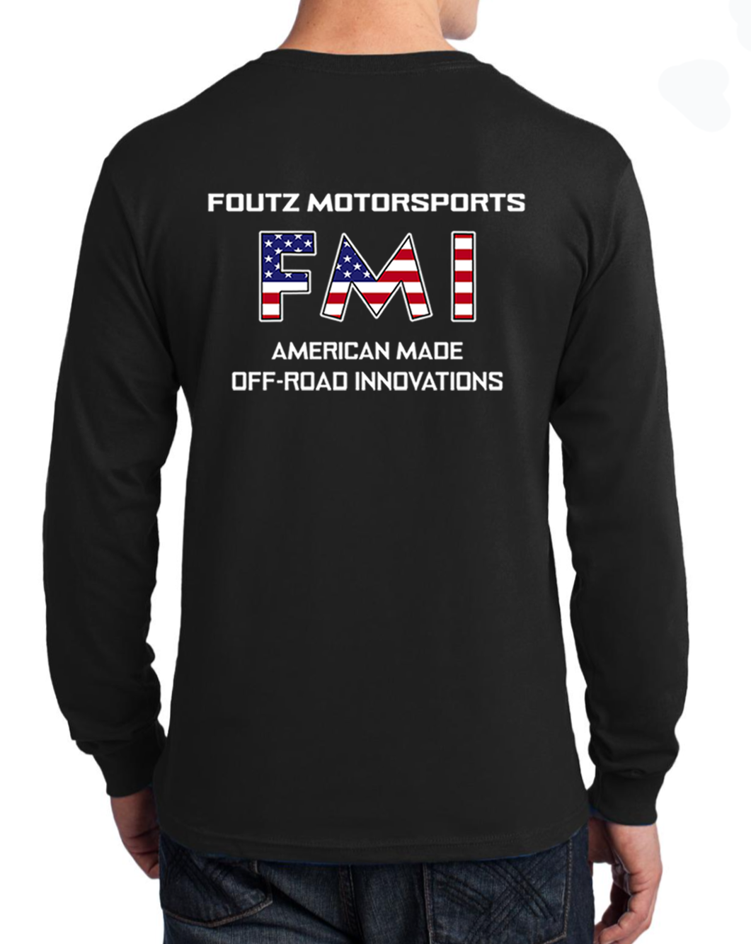 FMI AMERICAN FLAG LOGO SHIRT - MENS LONG SLEEVE