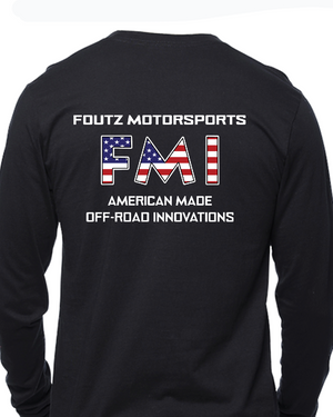 FMI AMERICAN FLAG LOGO SHIRT - MENS LONG SLEEVE