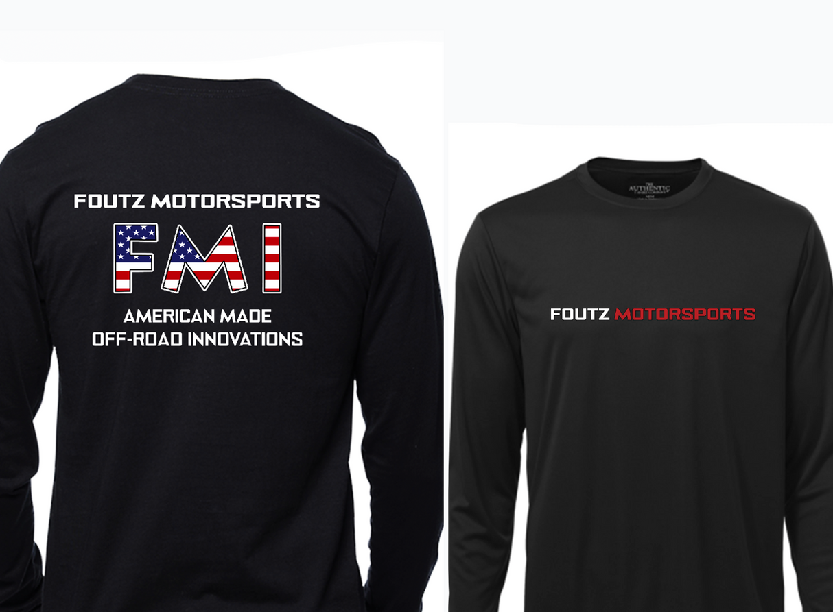 FMI AMERICAN FLAG LOGO SHIRT - MENS LONG SLEEVE