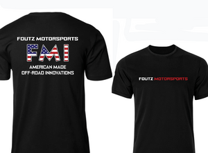 FMI AMERICAN FLAG LOGO SHIRT - MENS SHORT SLEEVE