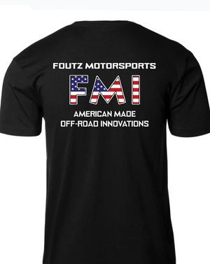 FMI AMERICAN FLAG LOGO SHIRT - MENS SHORT SLEEVE