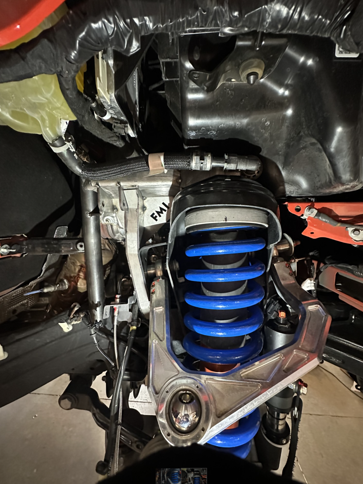 2022 + Bronco Raptor Fabricated Front By-Pass Shock Mount Kit