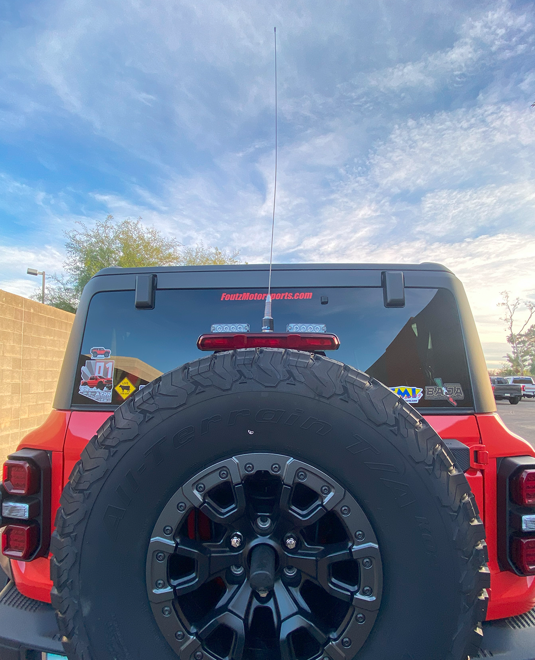 2022 + Bronco Raptor - Third Brake Light Antenna Mount