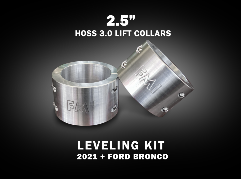 2021+ Bronco HOSS 3.0 Spring Collar Lift Kit - 1.5",2" & 2.5" lift