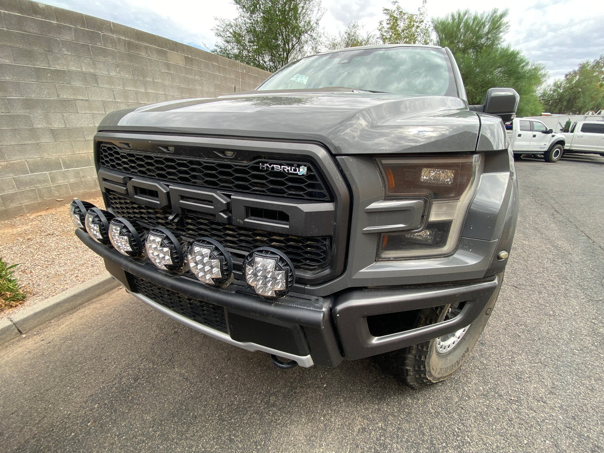 Gen 2 Raptor Front Light Mount Kit (stock bumper) - Use Any Light