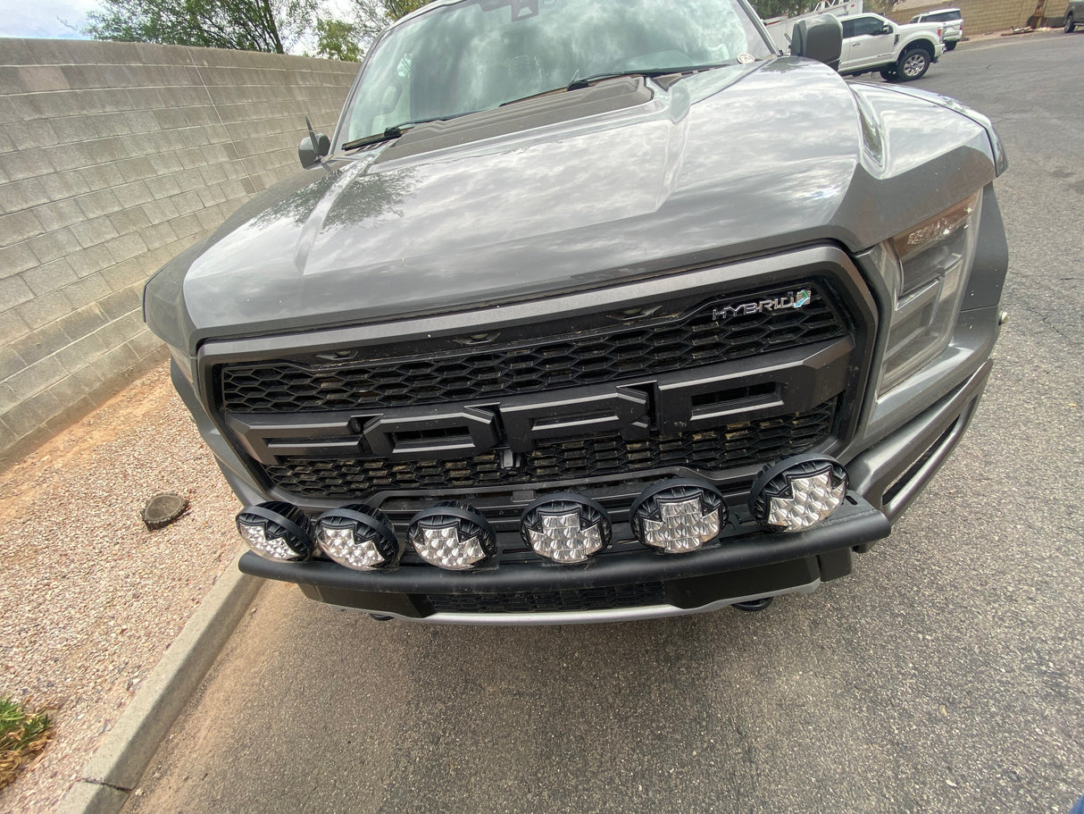 Gen 2 Raptor Front Light Mount Kit (stock bumper) - Use Any Light