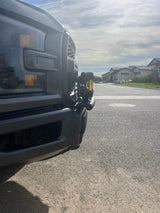 Gen 2 Raptor Front Light Mount Kit (stock bumper) - Use Any Light