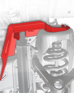 Gen 3 Raptor Fabricated Front shock tower By-Pass Mount for mid-travel and long-travel suspension 