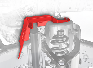 Gen 2 Raptor Fabricated Front shock tower By-Pass Mount for mid-travel and long travel suspension 