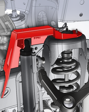 Gen 2 Raptor Fabricated Front shock tower By-Pass Mount for mid-travel and long travel suspension 