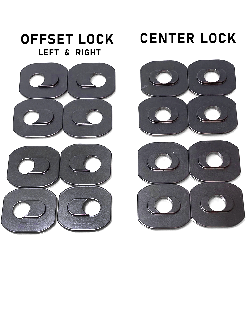 Raptor Lower A-Arm Slot Block kit Alignment Plates