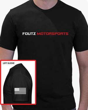 FMI AMERICAN FLAG LOGO SHIRT - MENS SHORT SLEEVE