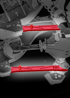 2024 Ranger Raptor - Rear Lower Billet Aluminum Suspension Arms with Ultra-Flex joints