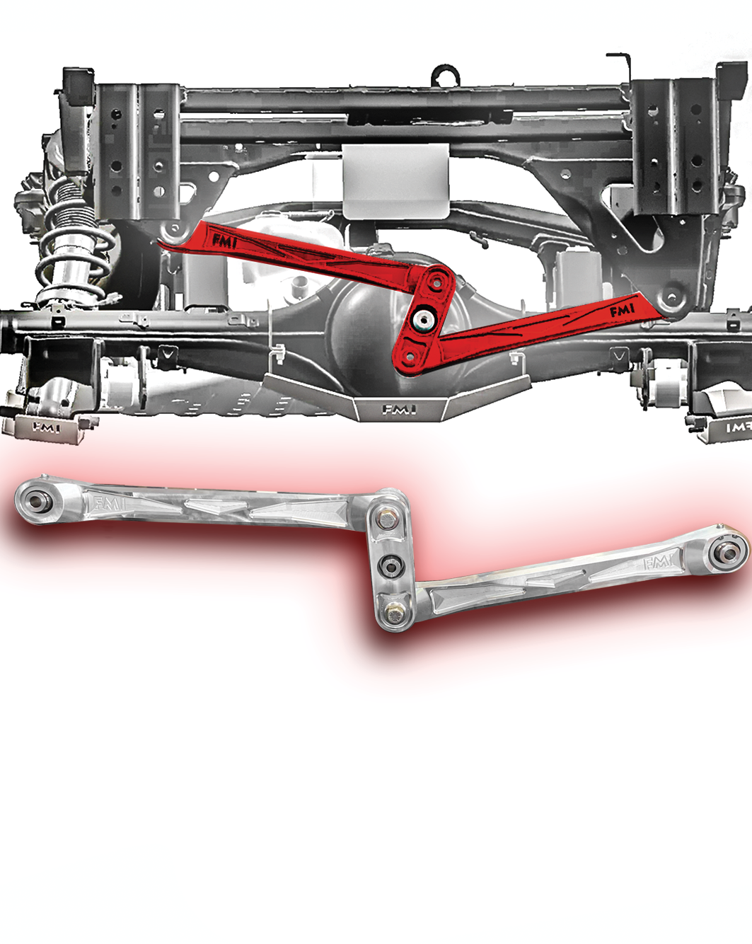 2024 Ranger Raptor Billet Aluminum Rear Watts Link kit