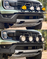 2024 Ranger Raptor Front Light Mount Kit (for stock bumper) - Use Any Light