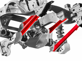 2024 Ranger Raptor Rear Suspension Kit - Billet Aluminum Arms with Ultra-Flex joints