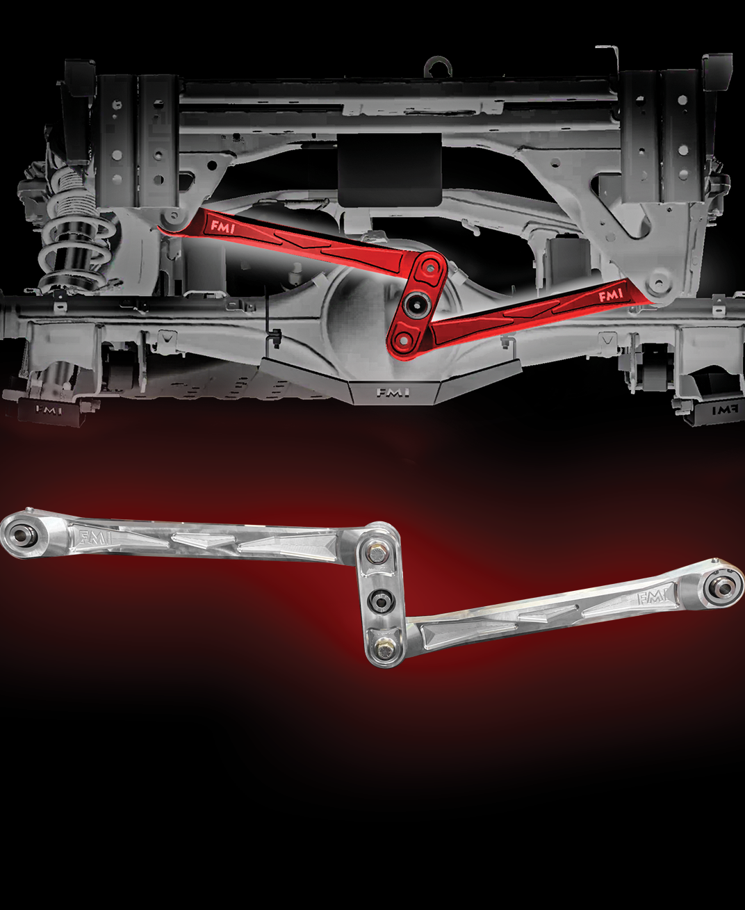 2024 Ranger Raptor Billet Aluminum Rear Watts Link kit