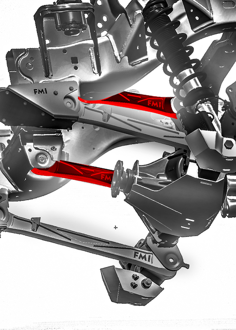 2024 Ranger Raptor - Rear Upper Billet Aluminum Suspension Arms with Ultra-Flex joints