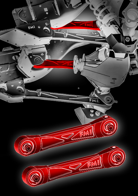 2024 Ranger Raptor - Rear Upper Billet Aluminum Suspension Arms with Ultra-Flex joints