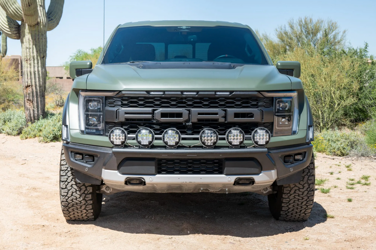 Gen 3 Raptor Front Light Mount Kit (stock bumper) - Use Any Light