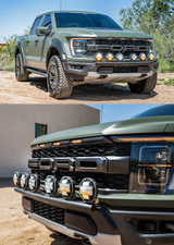 Gen 3 Raptor Front Light Mount Kit (stock bumper) - Use Any Light