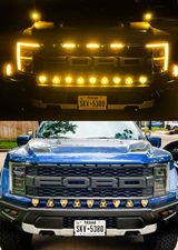 Gen 3 Raptor Front Light Mount Kit (stock bumper) - Use Any Light