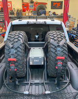 Raptor (2010-2024) Dual Tire Carrier Quick Release Modular Bed Organizer