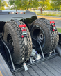 Raptor (2010-2024) Dual Tire Carrier Quick Release Modular Bed Organizer