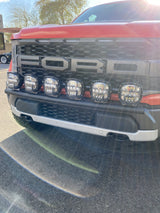 Gen 3 Raptor Front Light Mount Kit (stock bumper) - Use Any Light