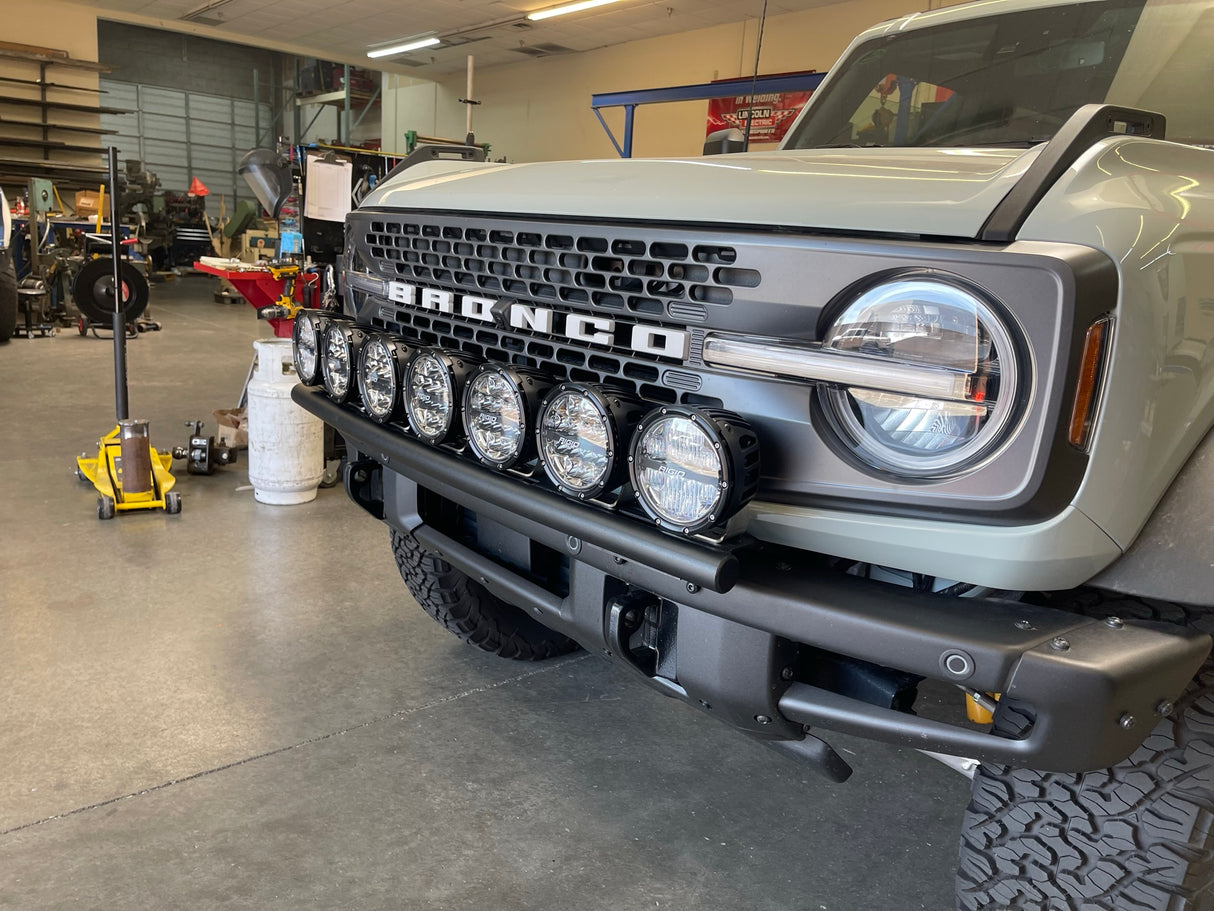 6th Gen Bronco Front Light Mount Kit  for Modular Stock Front Bumper - Use Any Light